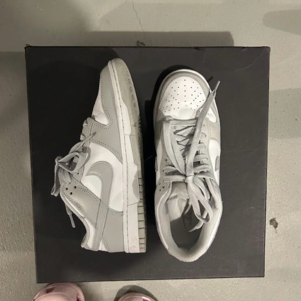 Nike Dunks Gray and White